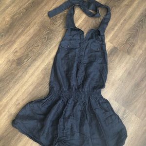 BCBGirls Dulcie Halter open back dress. Size S. New.